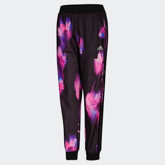 🆕 NWT Adidas Floral Tricot Jogger - Girls XL / 16 - Picture 1 of 6